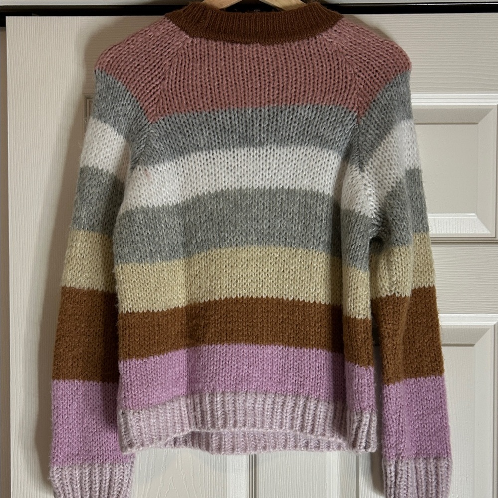 Colorful Dylan Taylor Striped Women's Sweater Size Medium